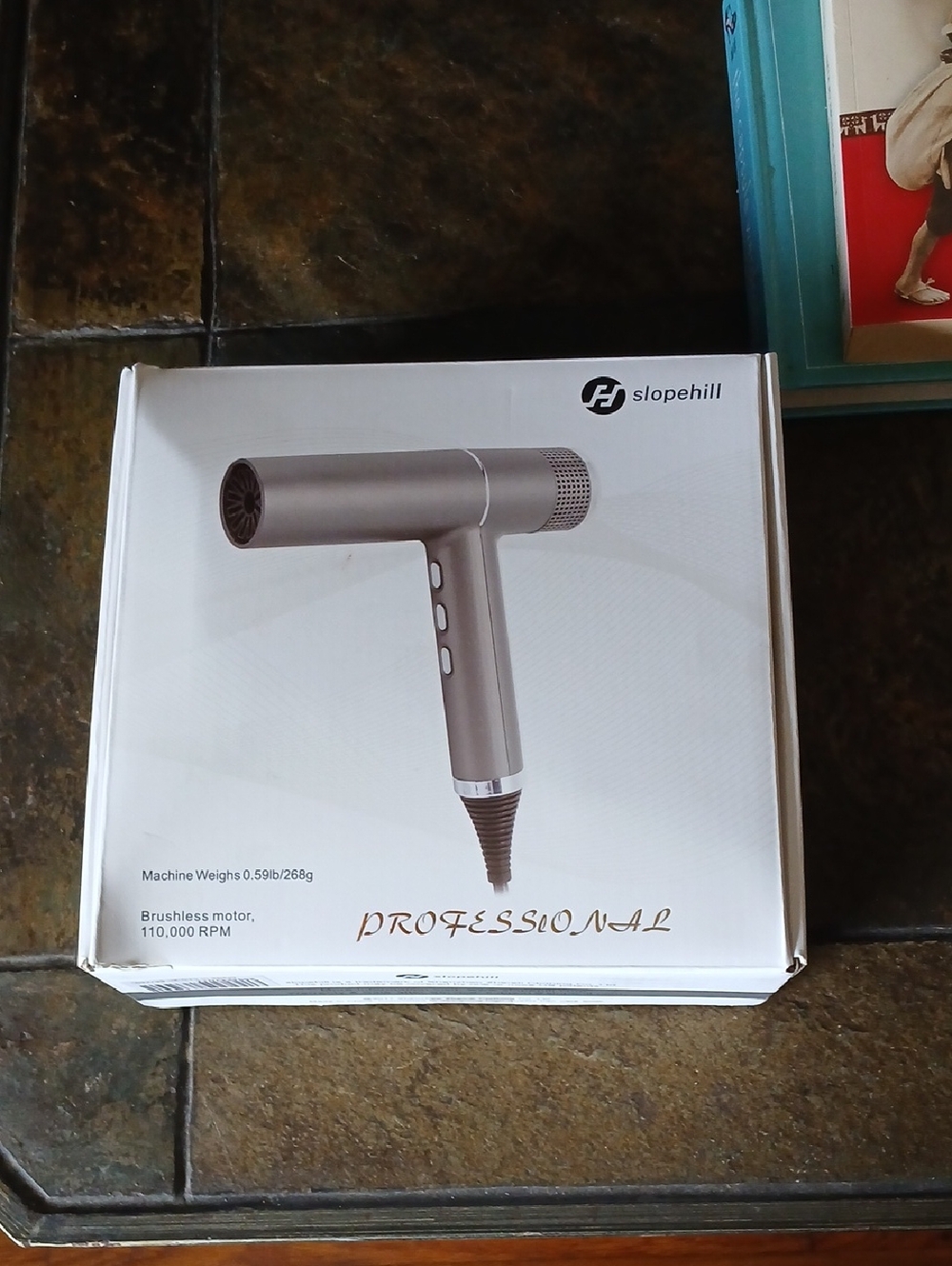Slopehill Professional Hair Dryer in Silver — Lightweight Fast-Dry